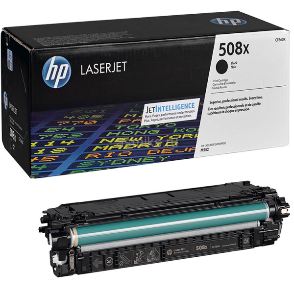 Картридж для принтера и МФУ HP 508X CF360X черный для Color LaserJet M552/M553 (12500стр.)