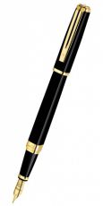 Ручка перьевая WATERMAN Exception Slim (S0636940) Black GT (M) перо золото 18K